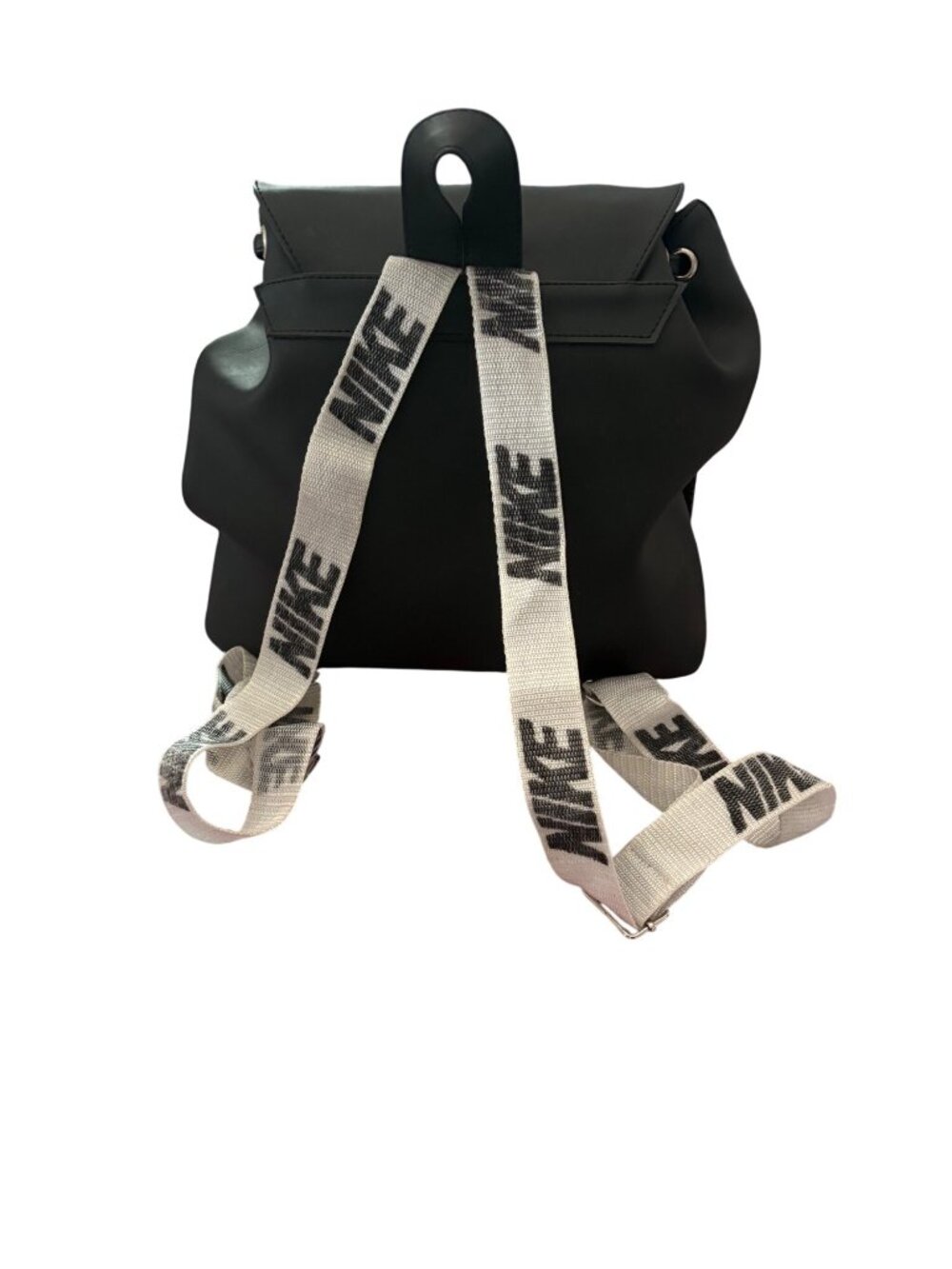 Nike Black Small Backpack W/ Drawstring Closure & Adjustable Logo Straps - Picture 2 of 15